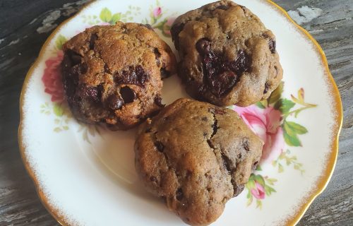 Recipe created by Sharon K. Summerfield - Chocolate Cherry Almond Cookies