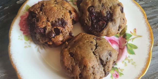 Recipe created by Sharon K. Summerfield - Chocolate Cherry Almond Cookies