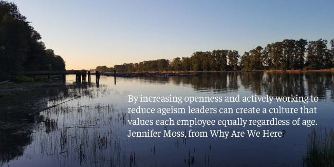 Quote by Jennifer Moss. Photography by Sharon K. Summerfield; sunset at the Fraser River in Vancouver, BC.